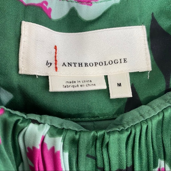 RARE Anthropologie Mireille Pleated Midi Dress - Picture 6 of 13